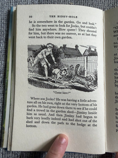 1964*1st* The Hidey-Hole - Enid Blyton (Daphne Rowles illust) Lutterworth Press