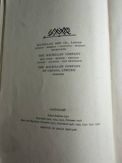 1935 The Odyssey Of Homer - S. H. Butcher & A. Lang (MacMillan & Co. Ltd.)