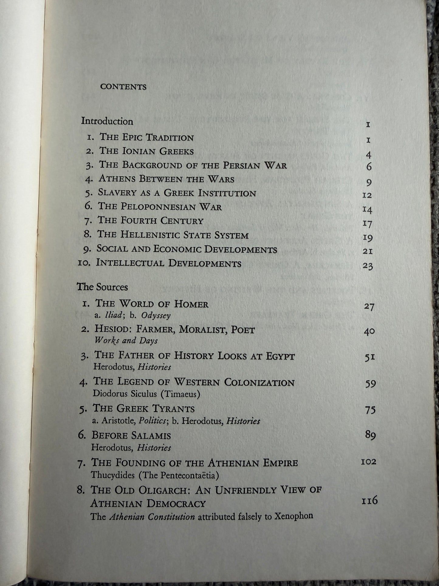 1965 Ancient Greece - Truesdell S. Brown (The Free Press Of Glencoe)