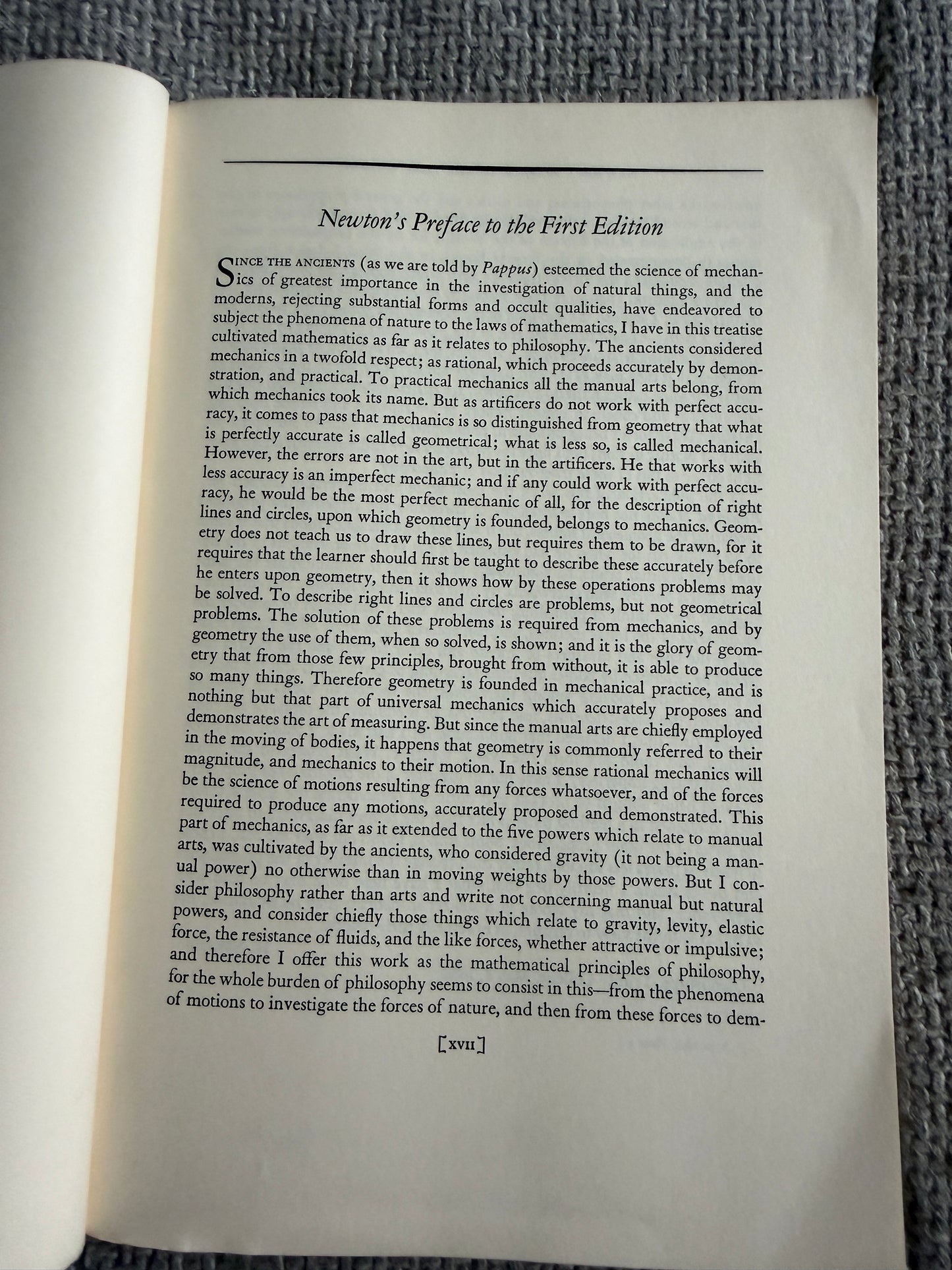 1966 Sir Isaac Newton Principia Vol 1 The Motion Of Bodies - Florian Cajori (University Of California Press)