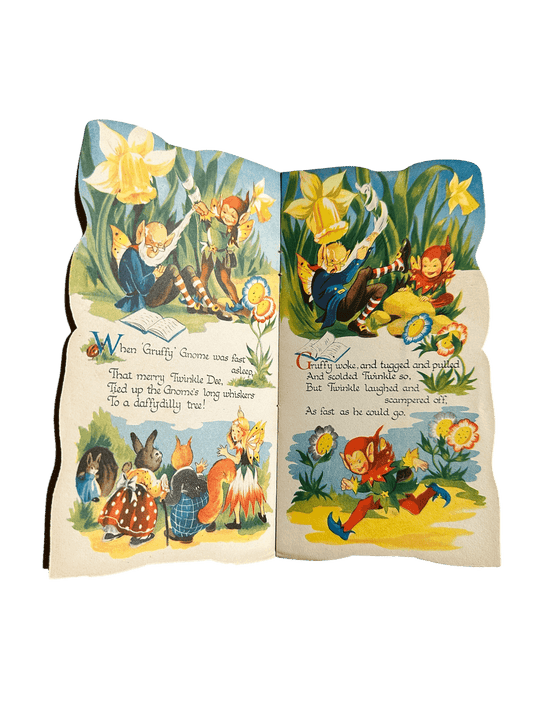 1960 Shaped Fairy Book by P.M. Productions of the Netherlands - Honeyburn Books (UK)