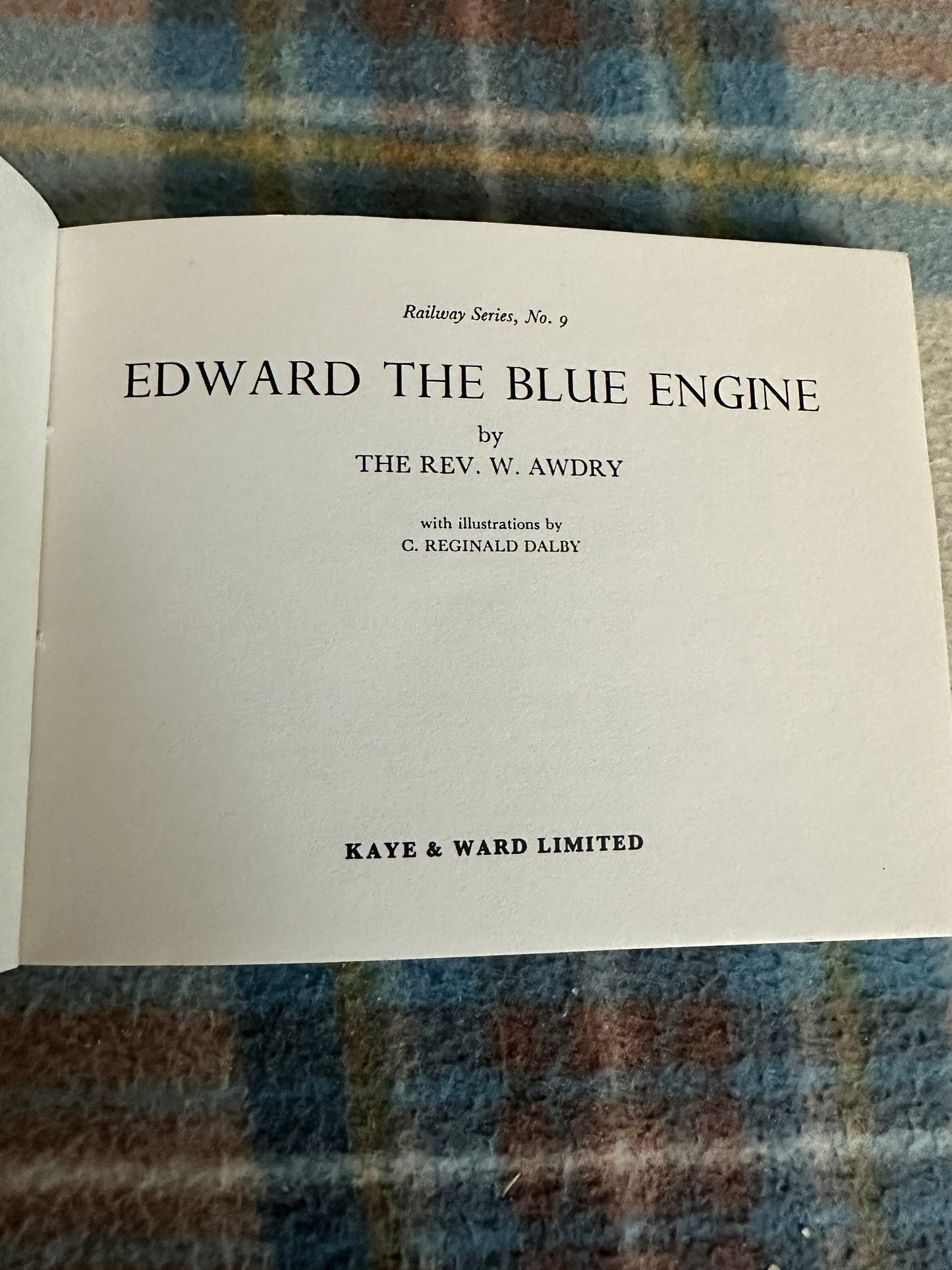 1985 Edward The Blue Engine - Rev. W. Awdry (Kaye & Ward)