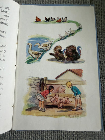 Enid Blyton – At Appletree Farm (1944 1st Edition) – Illustrated by Eileen A. Soper – Brockhampton