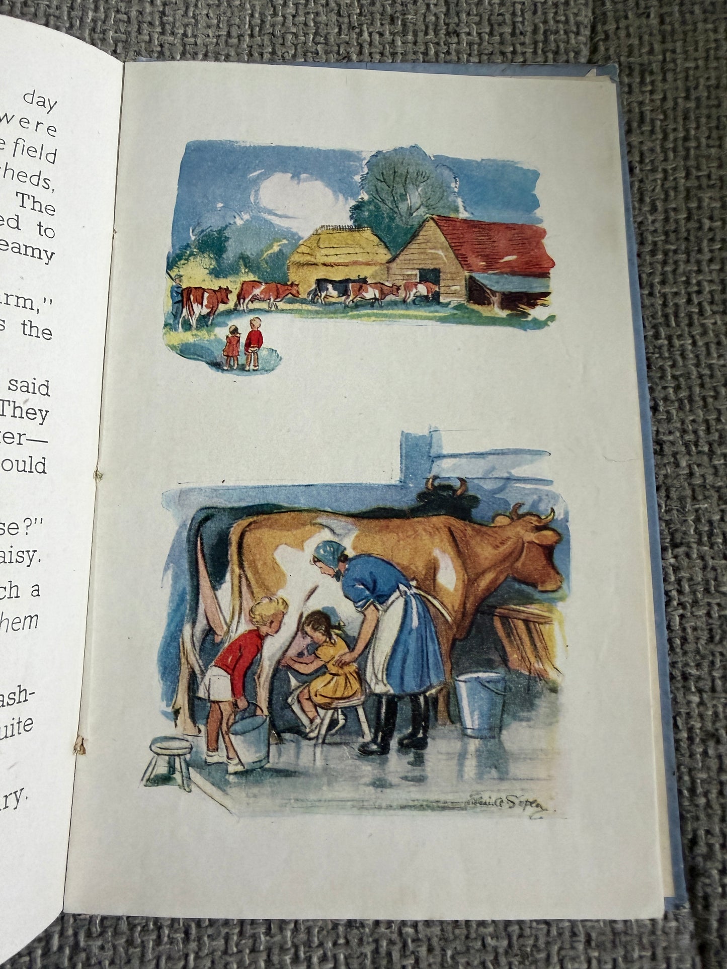 Enid Blyton – At Appletree Farm (1944 1st Edition) – Illustrated by Eileen A. Soper – Brockhampton