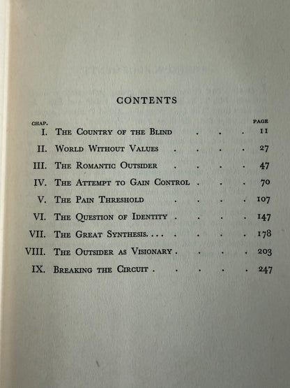 Colin Wilson – The Outsider (1956) – Victor Gollancz – Fifth Impression with Original Yellow Dust Jacket