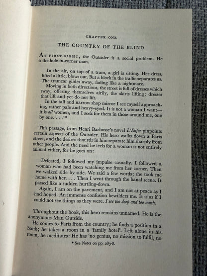 Colin Wilson – The Outsider (1956) – Victor Gollancz – Fifth Impression with Original Yellow Dust Jacket