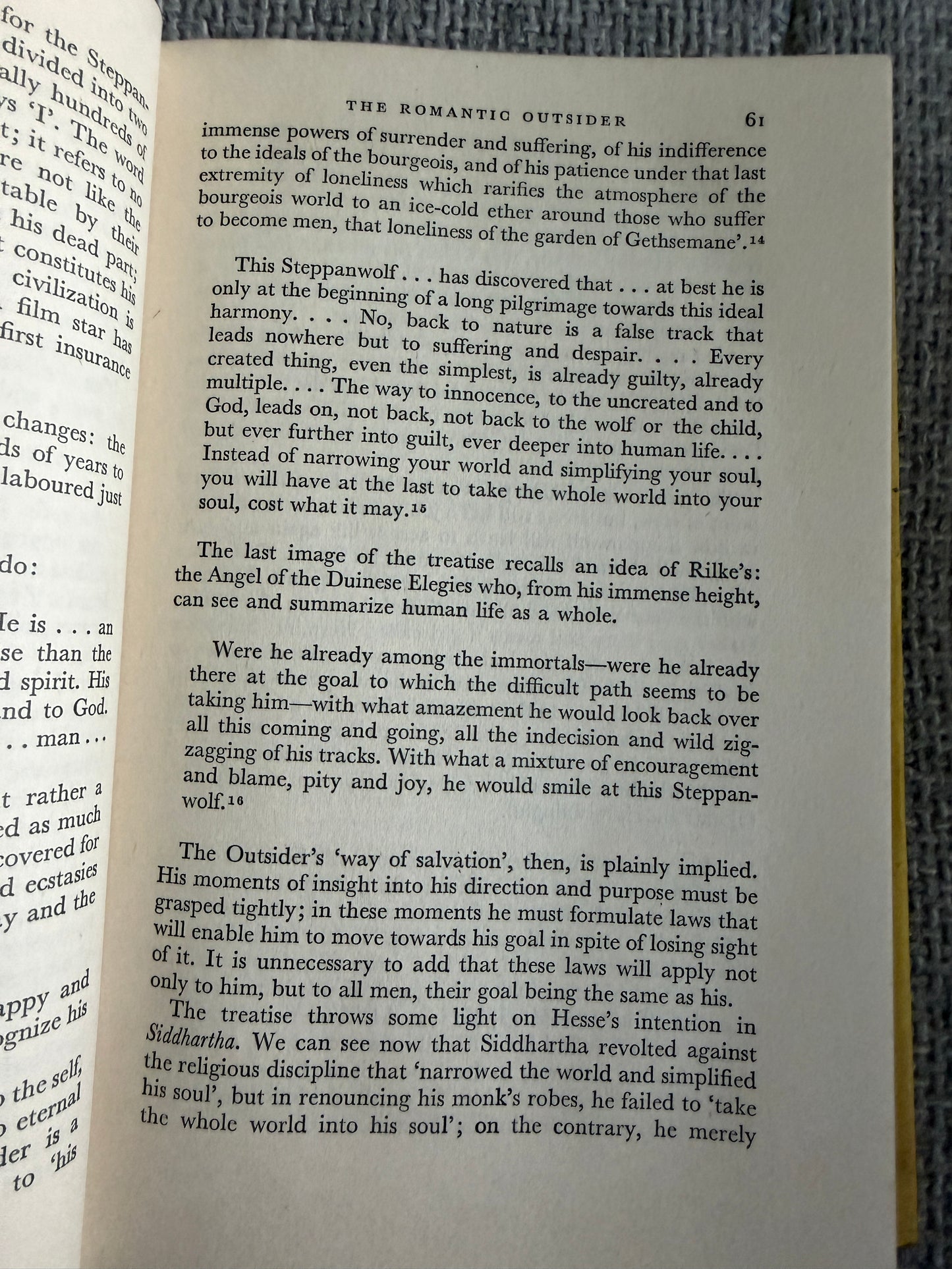 Colin Wilson – The Outsider (1956) – Victor Gollancz – Fifth Impression with Original Yellow Dust Jacket