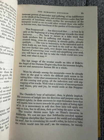 Colin Wilson – The Outsider (1956) – Victor Gollancz – Fifth Impression with Original Yellow Dust Jacket