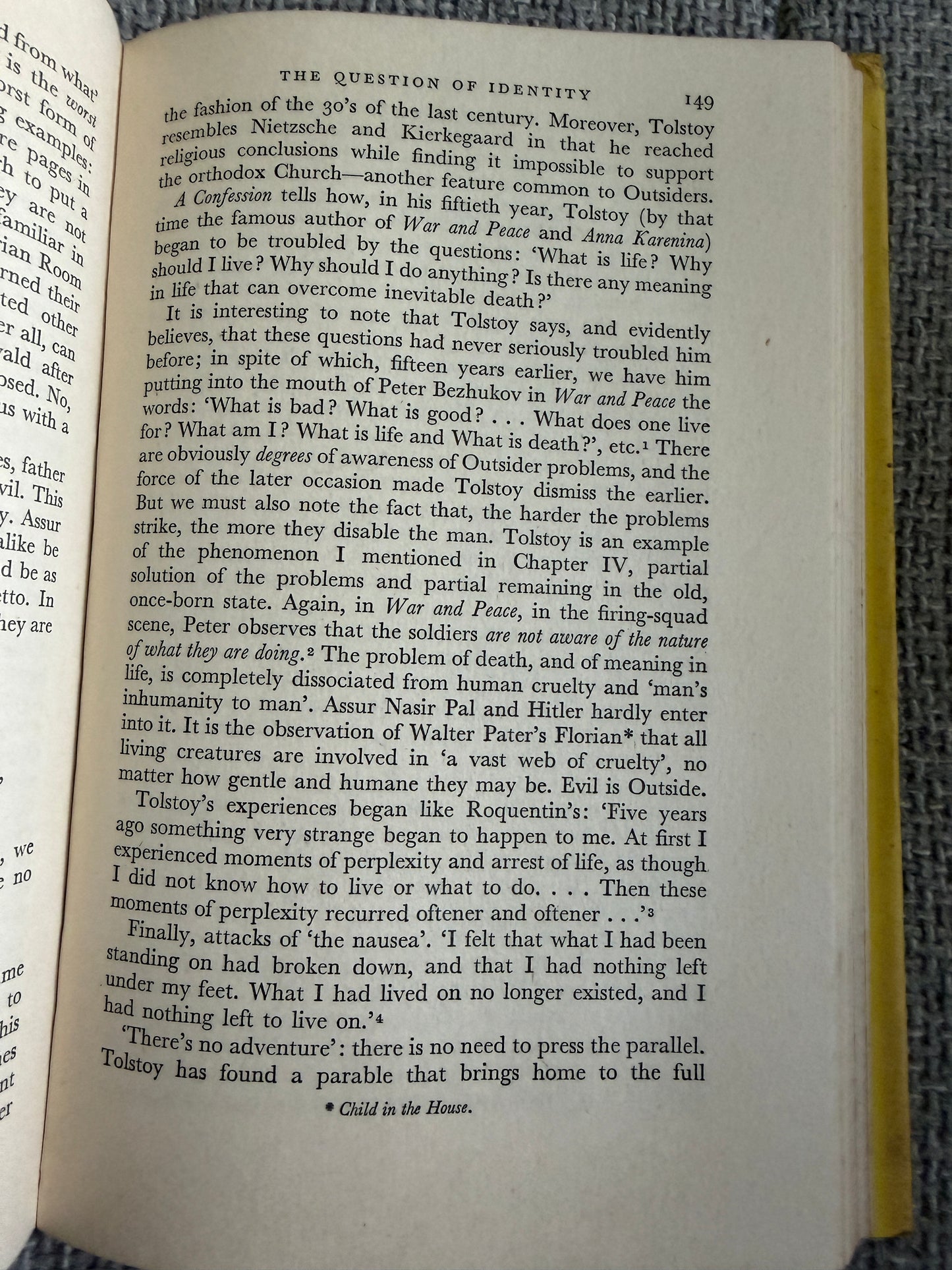 Colin Wilson – The Outsider (1956) – Victor Gollancz – Fifth Impression with Original Yellow Dust Jacket