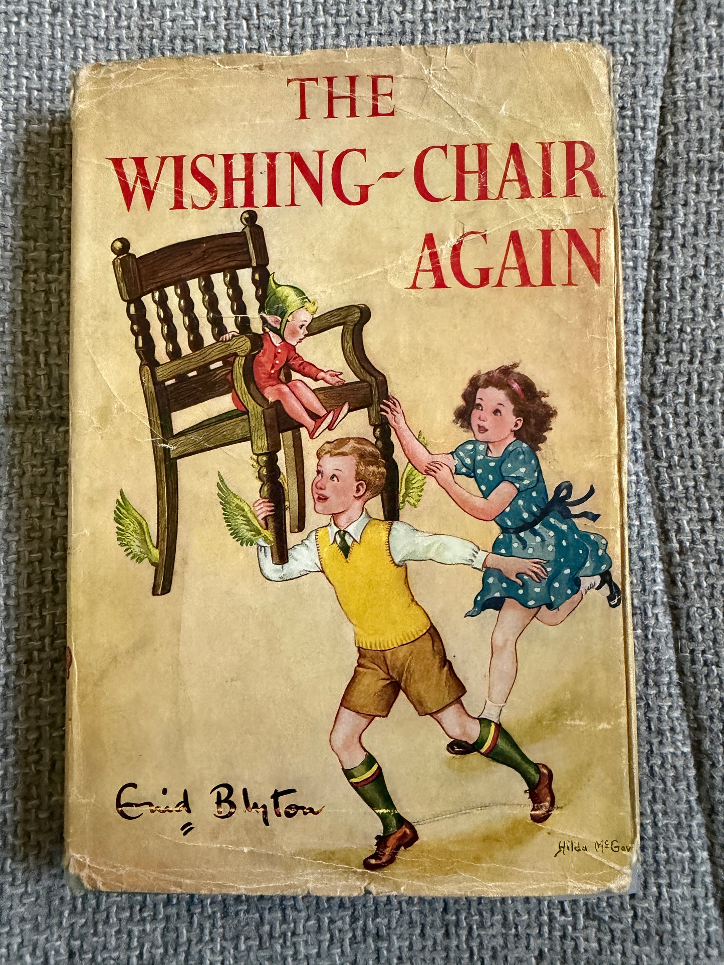 1965 The Wishing-Chair Again - Enid Blyton (Hilda McGavin illust) George Newnes Ltd.