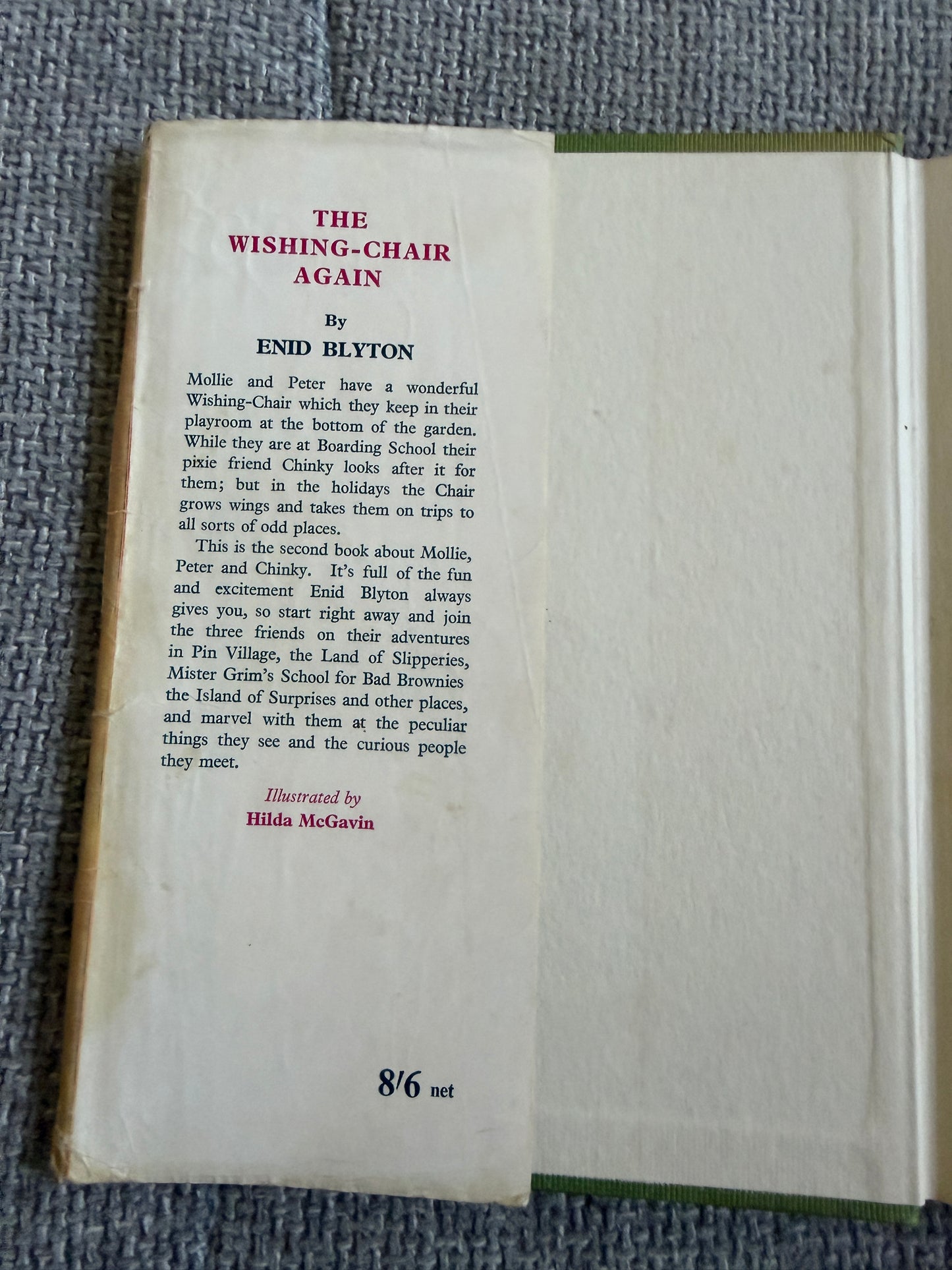 1965 The Wishing-Chair Again - Enid Blyton (Hilda McGavin illust) George Newnes Ltd.