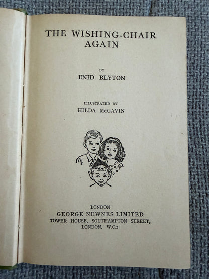 1965 The Wishing-Chair Again - Enid Blyton (Hilda McGavin illust) George Newnes Ltd.