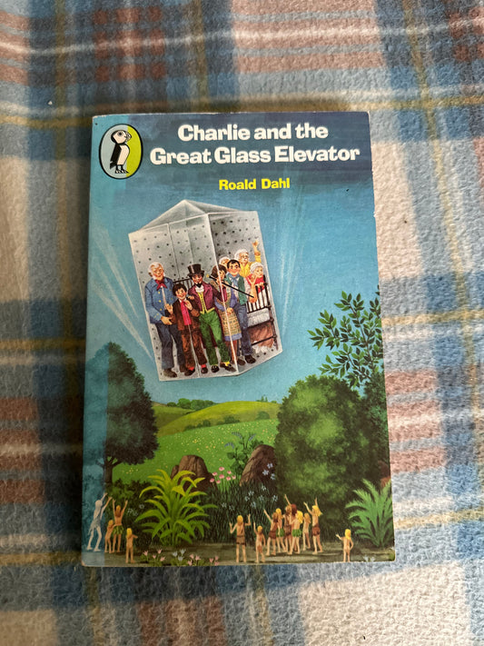 1982 Charlie & The Great Glass Elavator - Roald Dahl(Faith Jacques Illust) Puffin Books