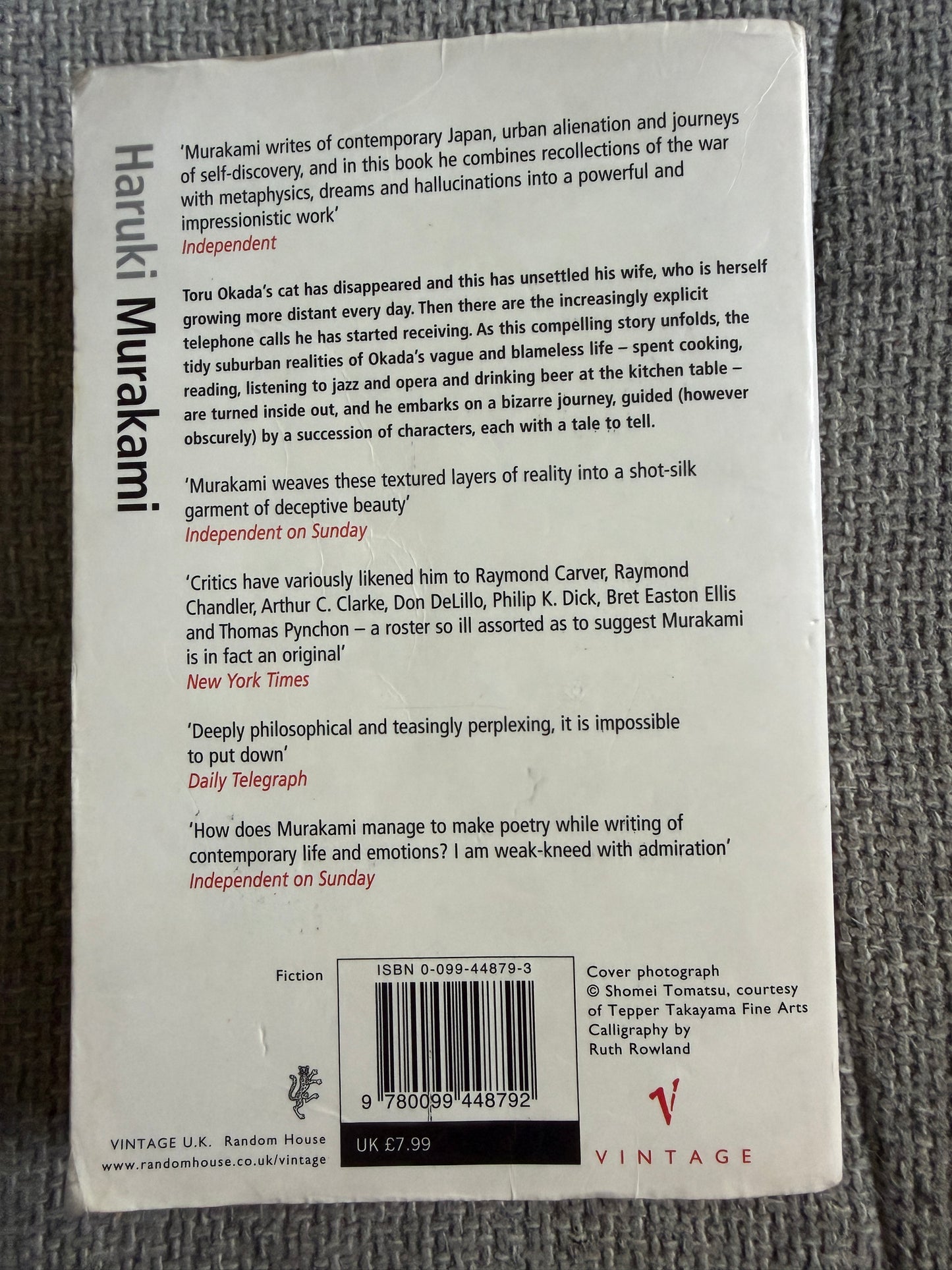 2003 The Wind-Up Bird Chronicle - Haruki Murakami (Vintage Press)