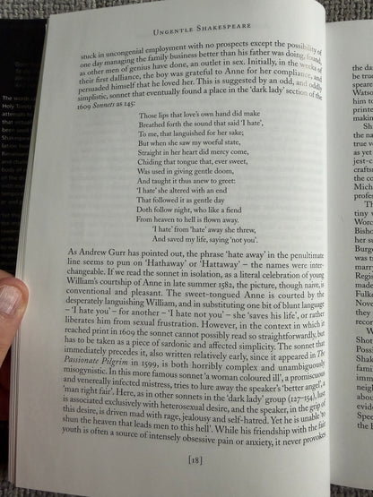 2001*1st* Ungentle Shakespeare (Scenes From His Life) Katherine Duncan-Jones (The Arden Shakespeare)