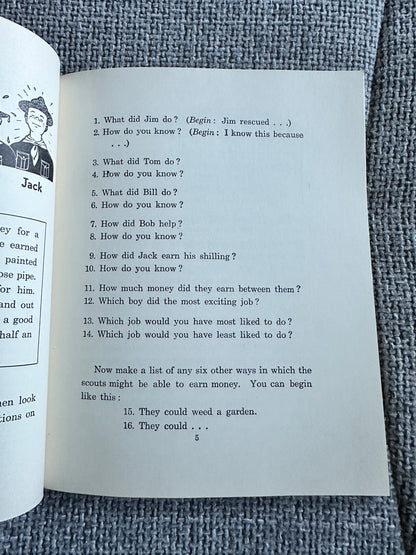 1966 Reading To Some Purpose Book 5 - Phyllis Flowerdew & Ronald Ridout(Illust H. Rankin) Oliver & Boyd Publisher