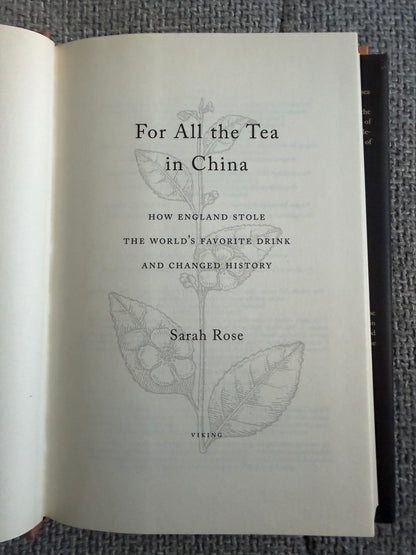 2009 For All The Tea In China - Sarah Rose (Viking)
