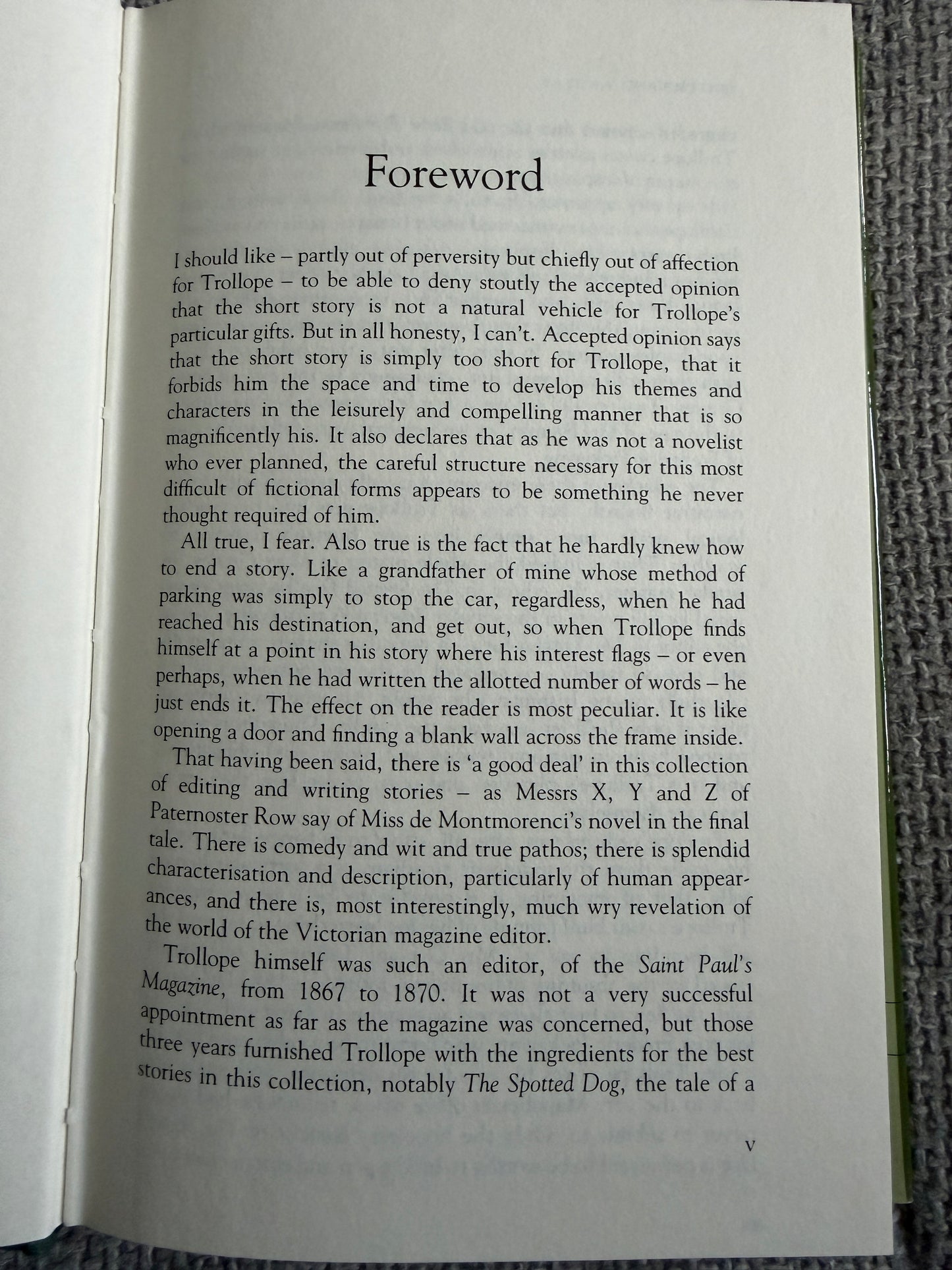 1990 Anthony Trollope The Complete Short Stories volume 1 - William Pickering Published