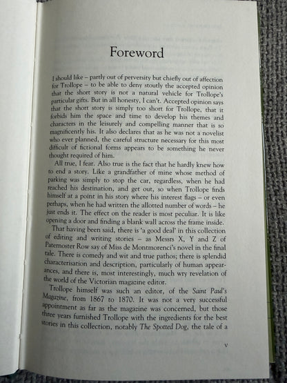 1990 Anthony Trollope The Complete Short Stories volume 1 - William Pickering Published