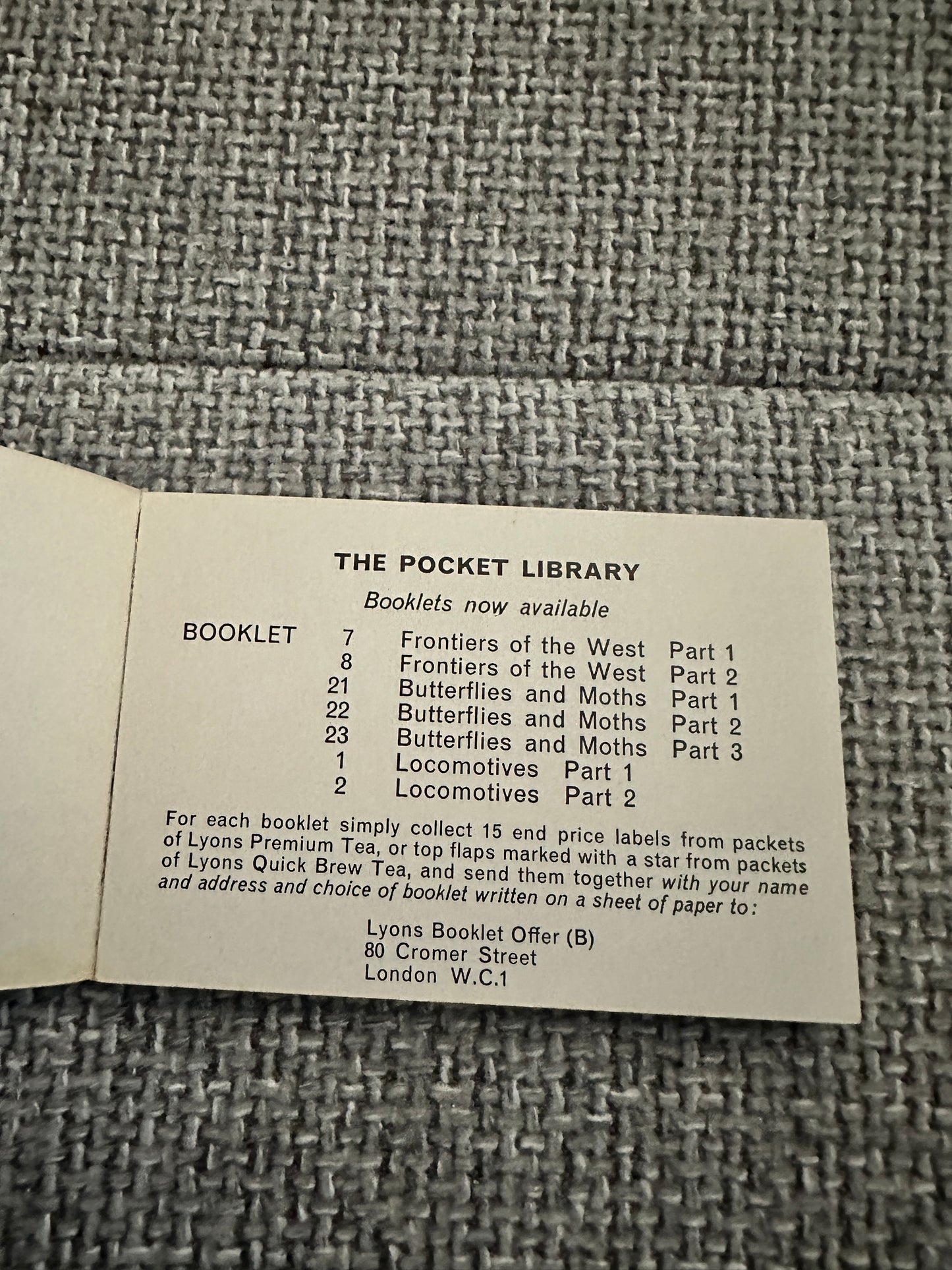 1960’s Butterflies & Moths(Part 3) Pocket Library No23 - Maxwell Knight