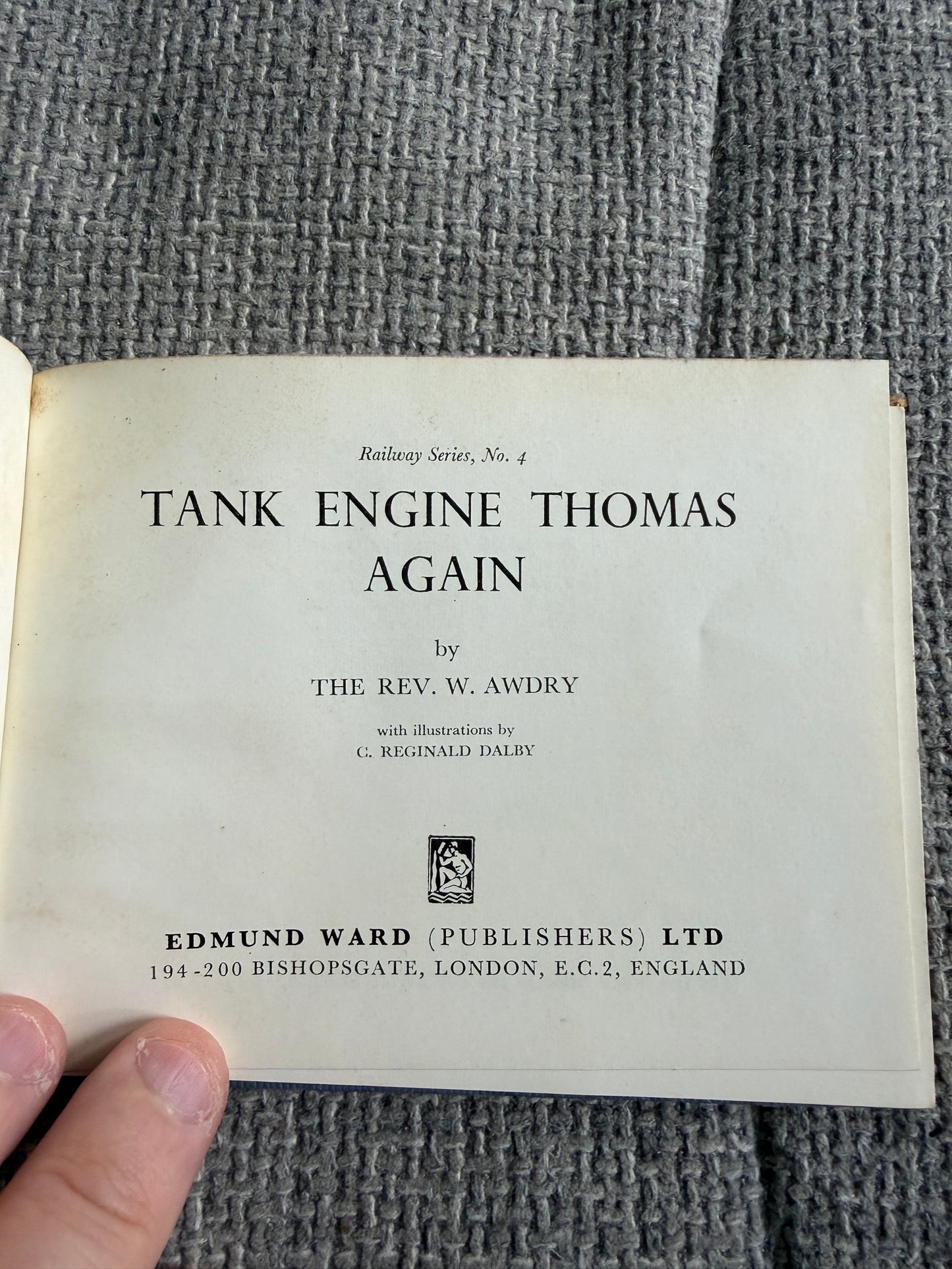 1966 Tank Engine Thomas Again (No4) The Rev. W. Awdry (C. Reginald Dalby illust) Kaye & Ward Ltd.