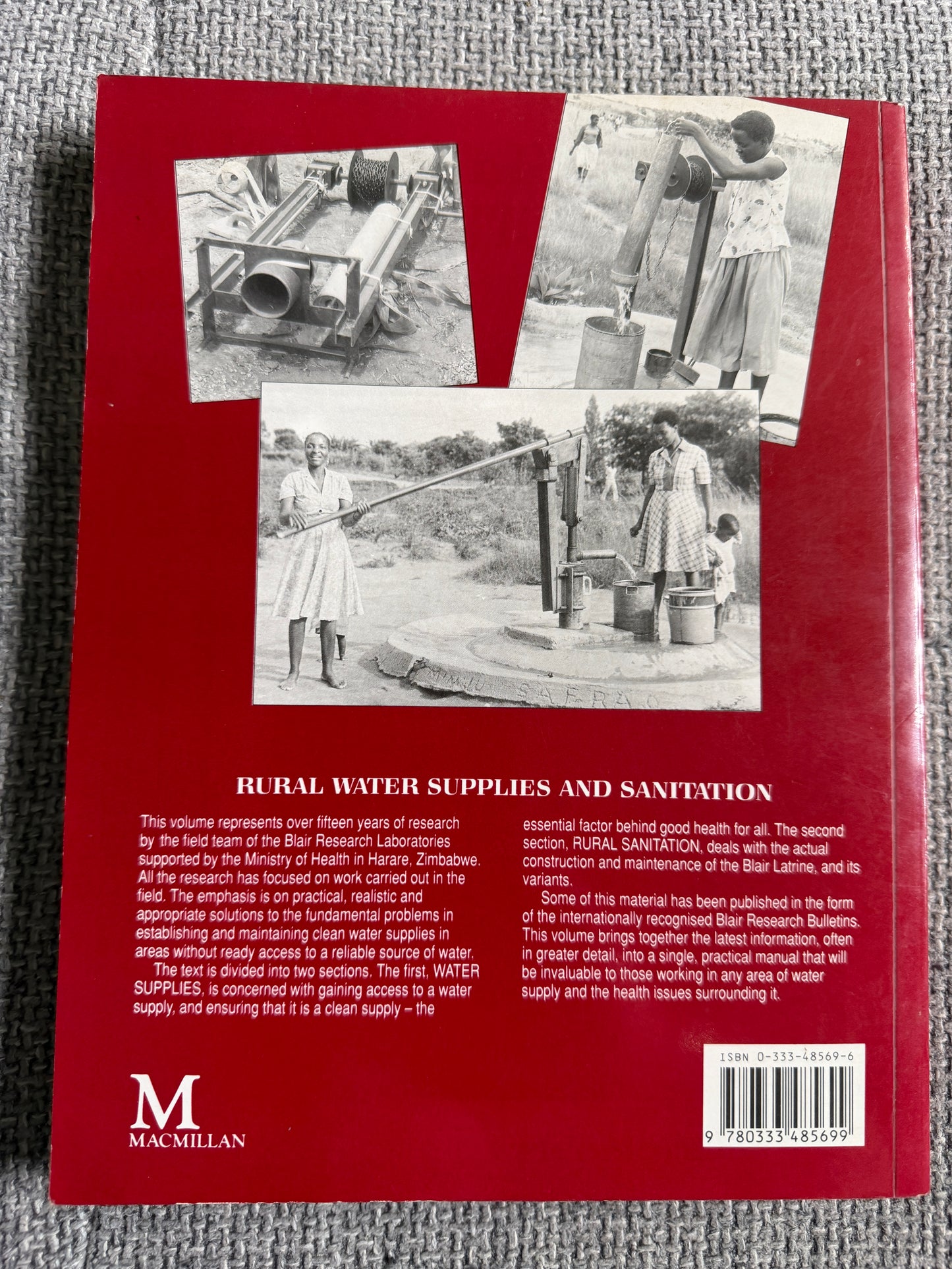 1991 Rural Water Supplies & Sanitation - Peter Morgan, Blair Research Laboratory, M. O. H. Harare (MacMillan)