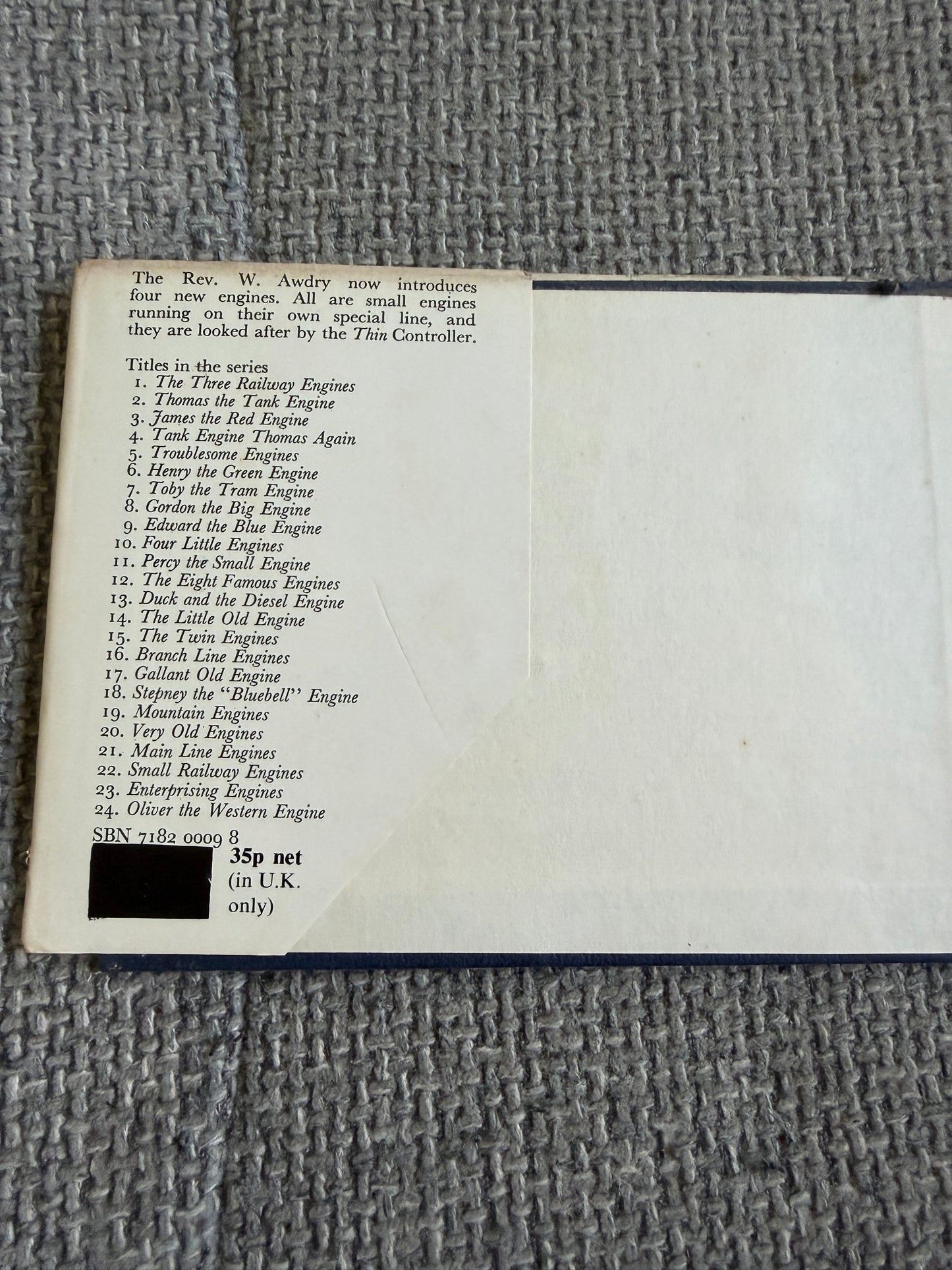 1970 Four Little Engines - The Rev W. Awdry (C. Reginald Dalby illust) Kaye & Ward Ltd