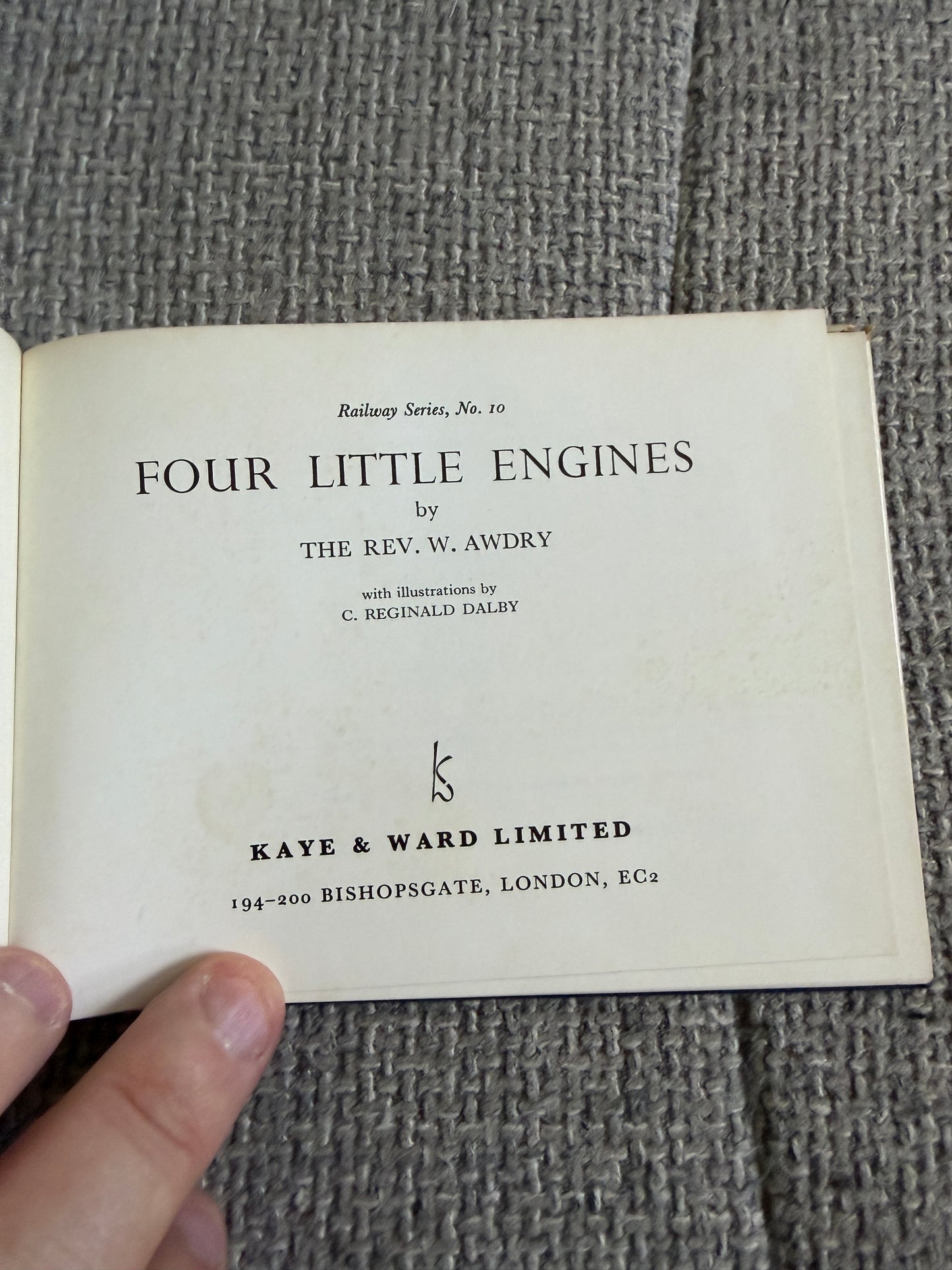 1970 Four Little Engines - The Rev W. Awdry (C. Reginald Dalby illust) Kaye & Ward Ltd
