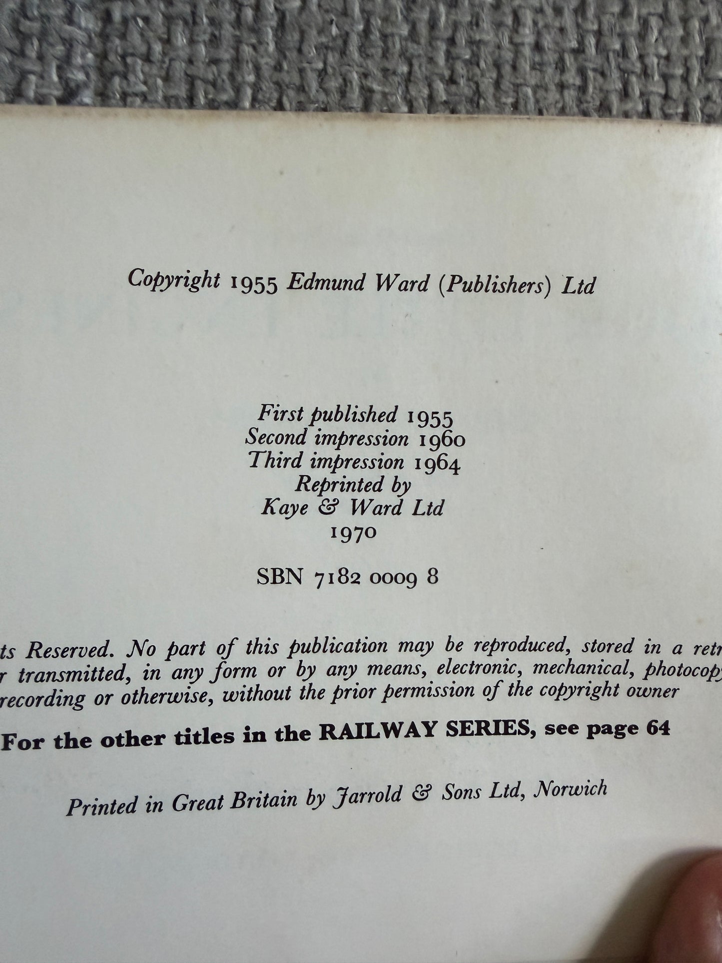 1970 Four Little Engines - The Rev W. Awdry (C. Reginald Dalby illust) Kaye & Ward Ltd