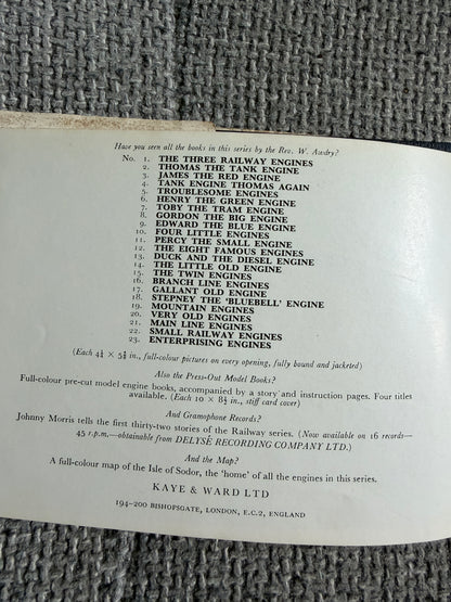 1968*1st* Enterprising Engines - The Rev. W. Awdry (Gunvor & Peter Edwards illust) Kaye & Ward Ltd