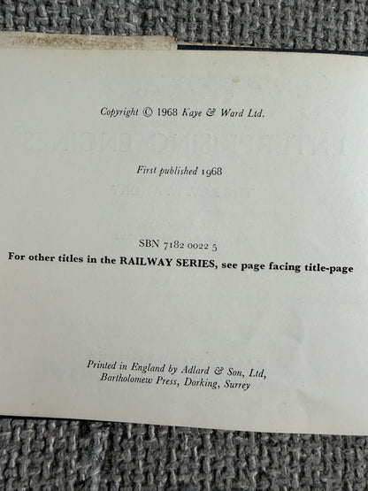 1968*1st* Enterprising Engines - The Rev. W. Awdry (Gunvor & Peter Edwards illust) Kaye & Ward Ltd