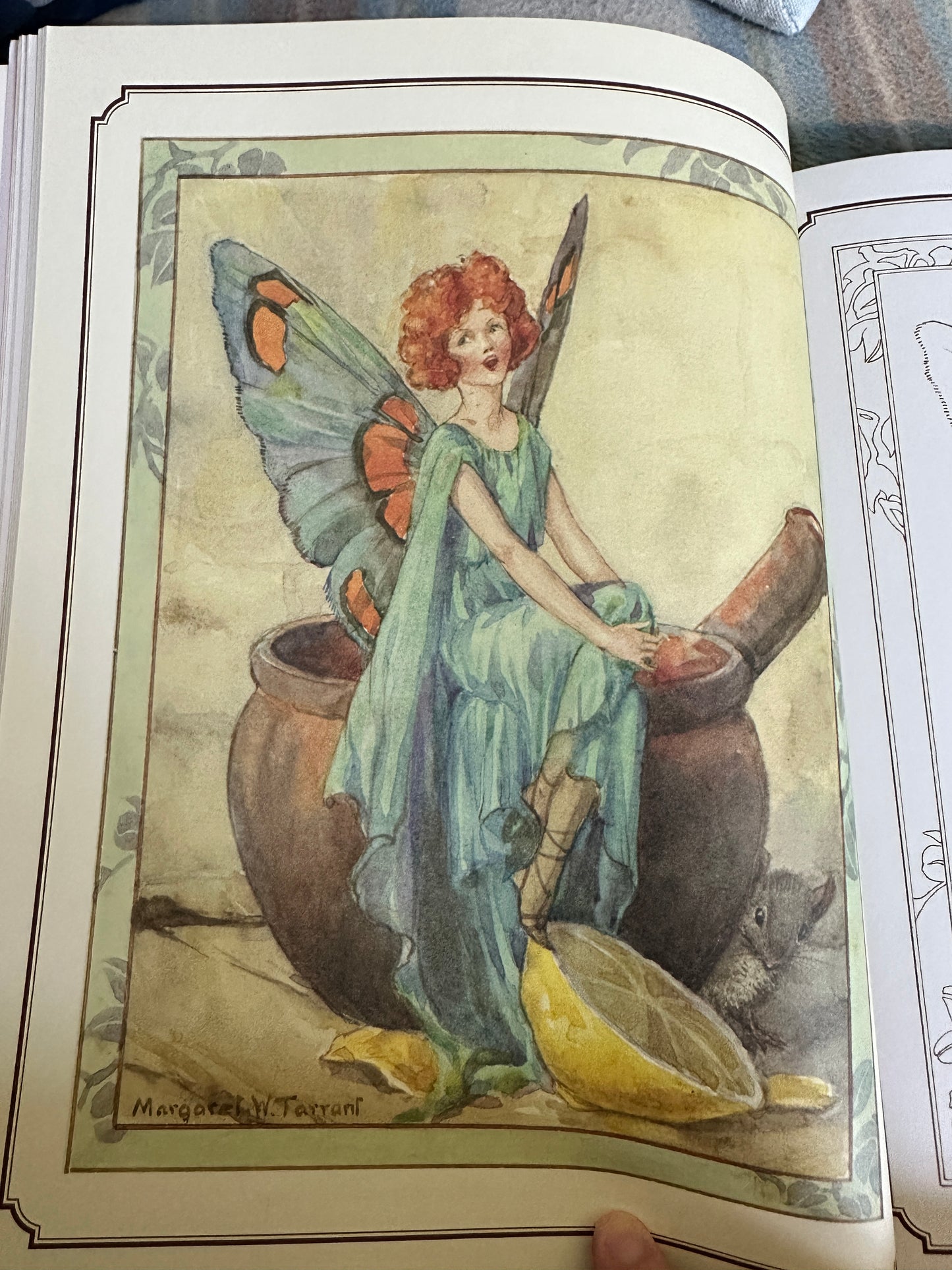 2021*1st* The Enchanting Fairies Colouring Book (Margaret Tarrant illustration) Arcturus Publishing