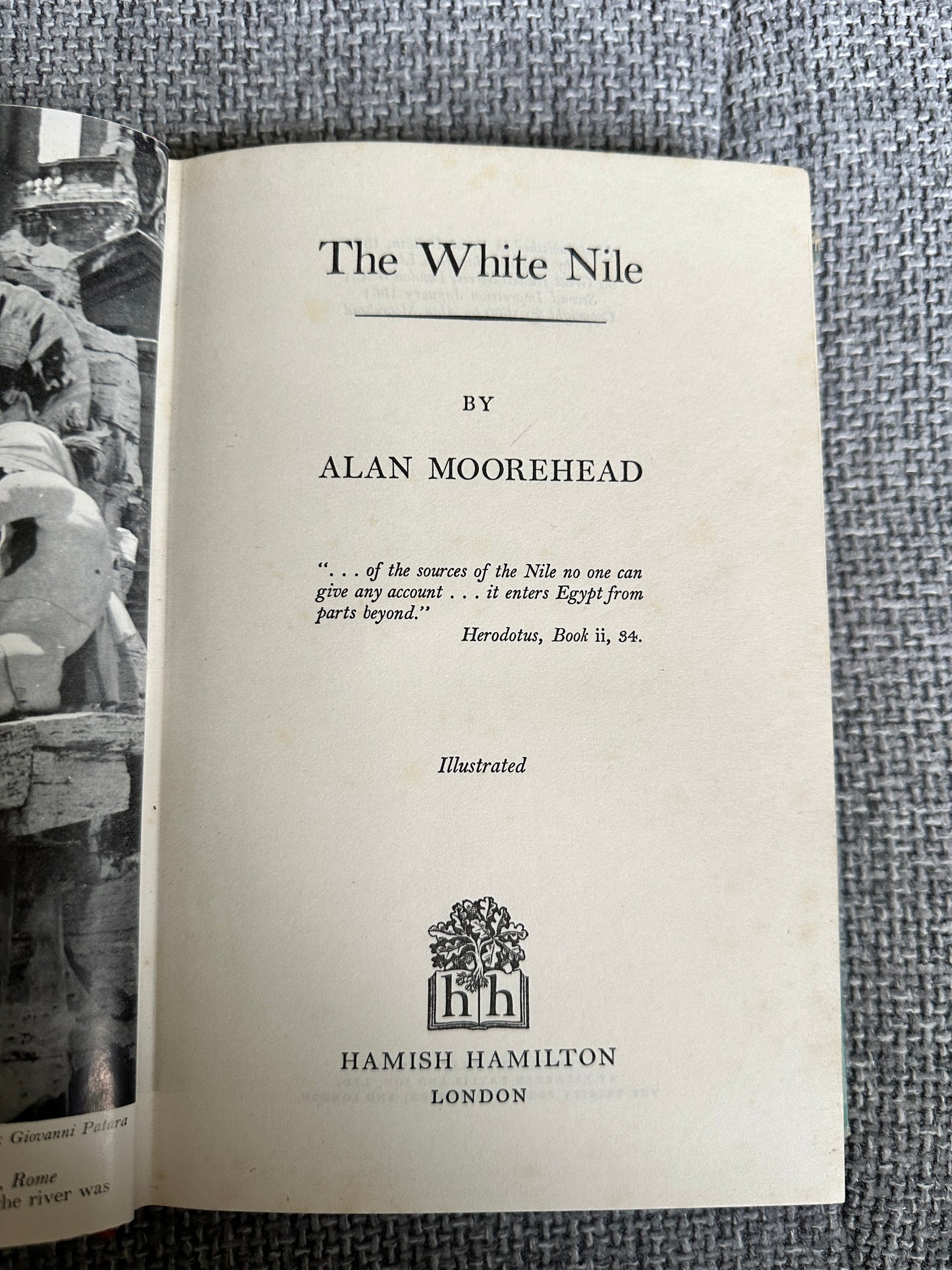 1960*1st* The White Nile - Alan Moorhead(Hamish Hamilton)