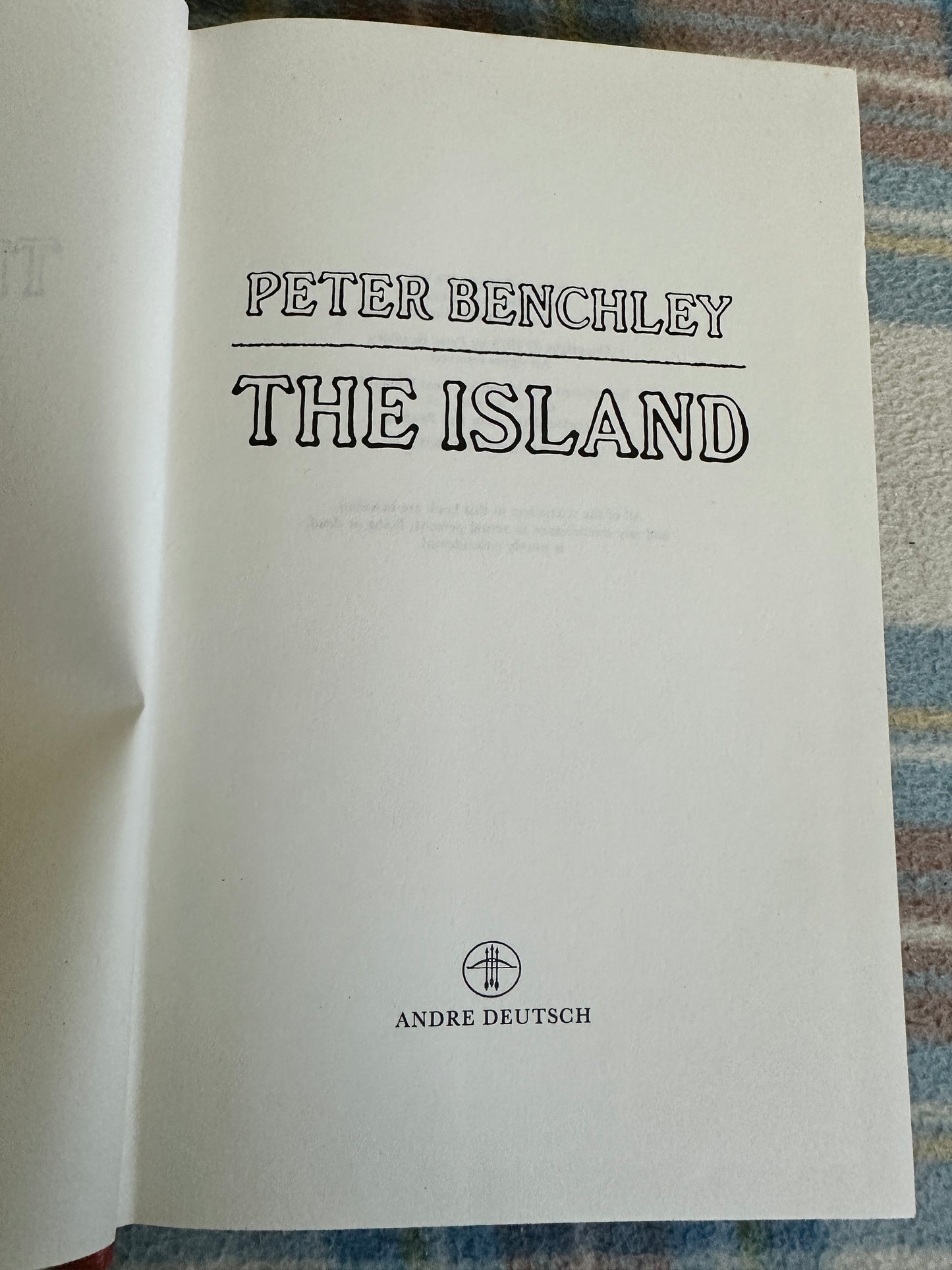 1979*1st* The Island - Peter Benchley(Andre Deutsch)