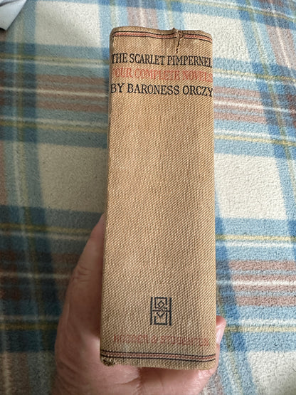 1930*1st* The Scarlet Pimpernel (4 volumes in one volume) - Baroness Orczy(Hodder & Stoughton)