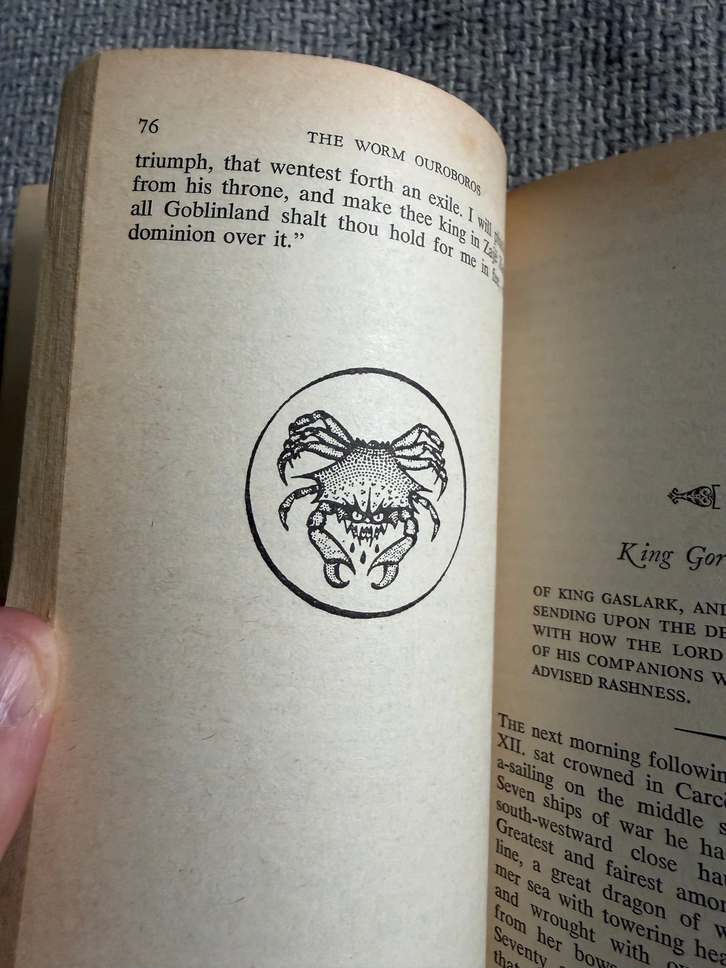 1973 The Worm Ouroboros - E. R. Eddison (Pan Books)