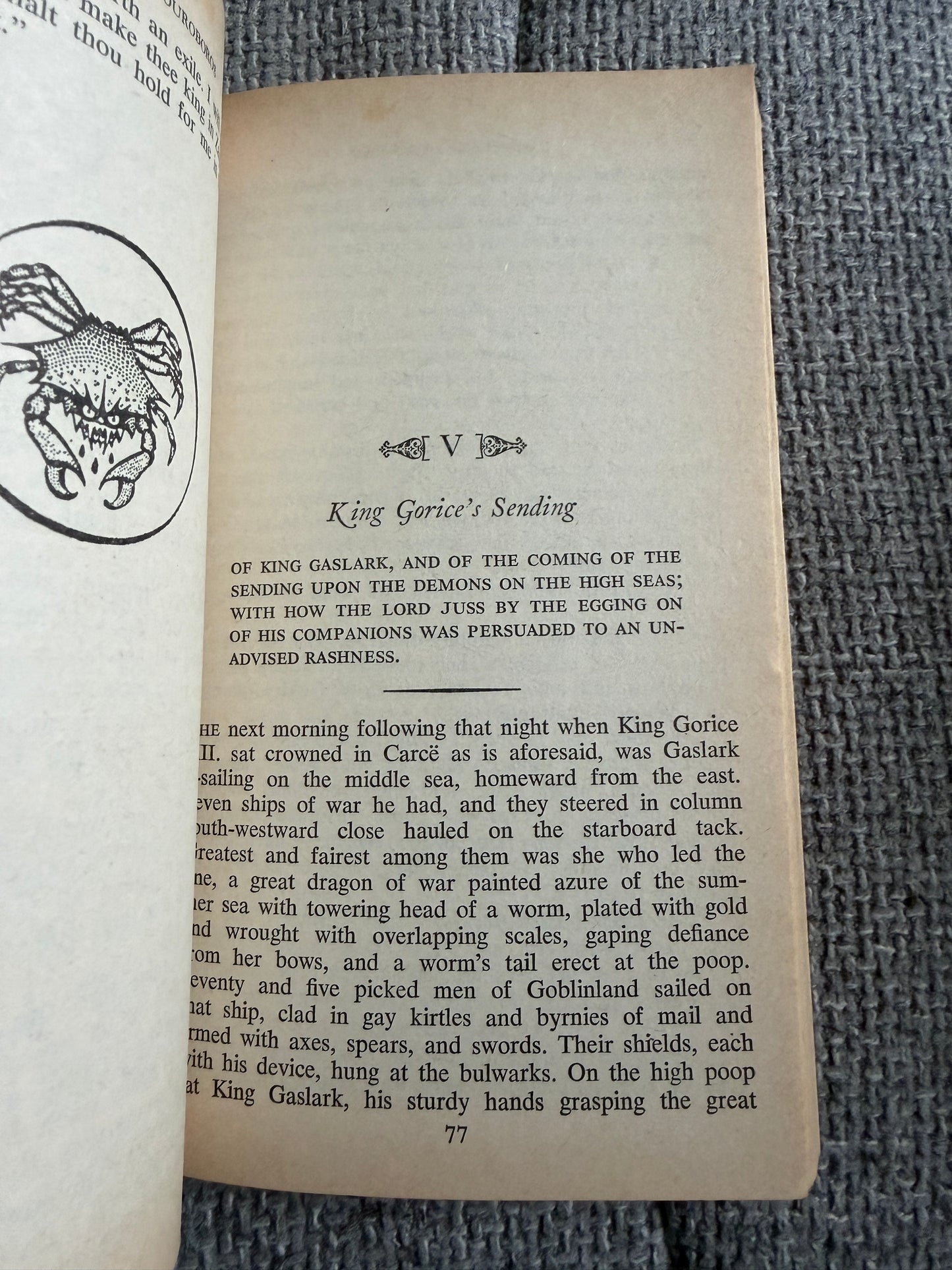 1973 The Worm Ouroboros - E. R. Eddison (Pan Books)