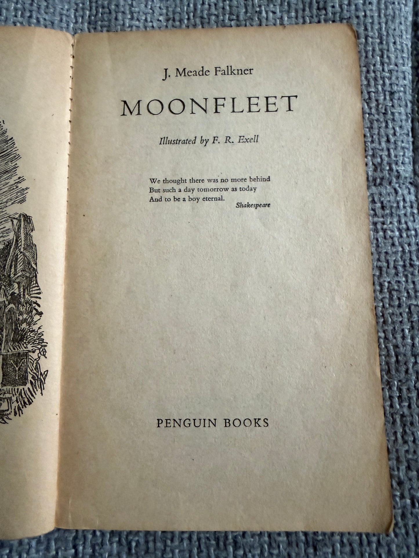 1964 Moonfleet - J. Meade Faulkner (E. R. Excell illust) Penguin Books