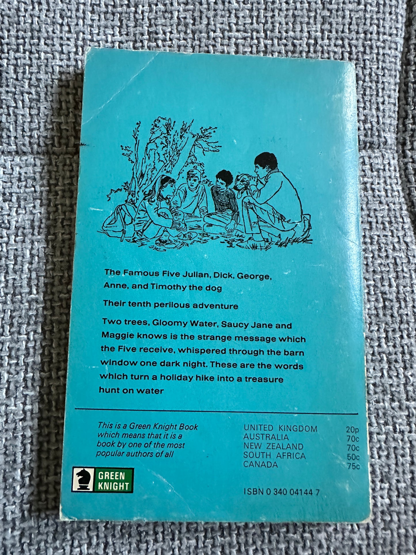 1972 Five On A Hike Together - Enid Blyton(Betty Maxey Illust) Knight Books