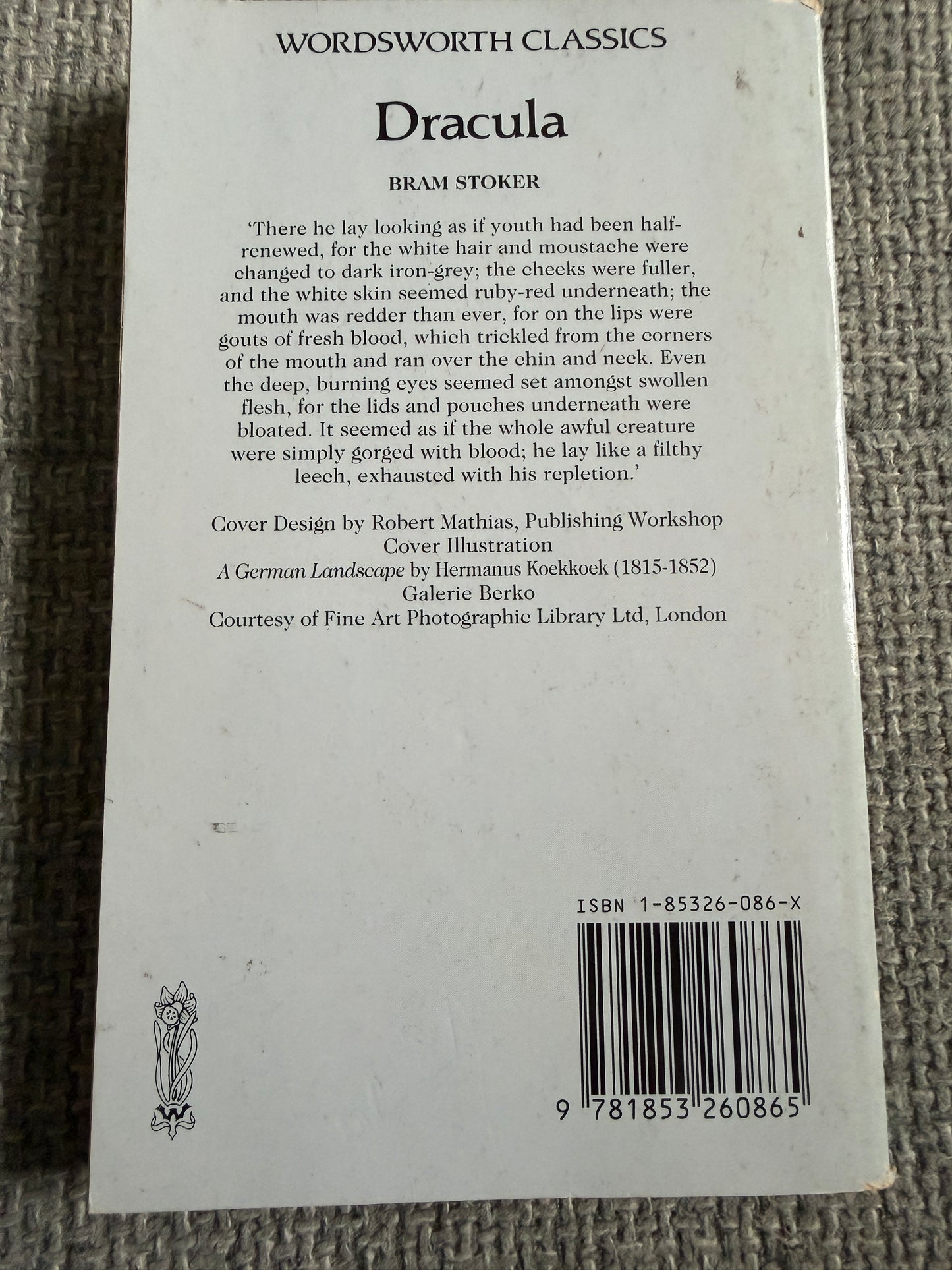 1993 Dracula - Bram Stoker (Wordsworth Classics)