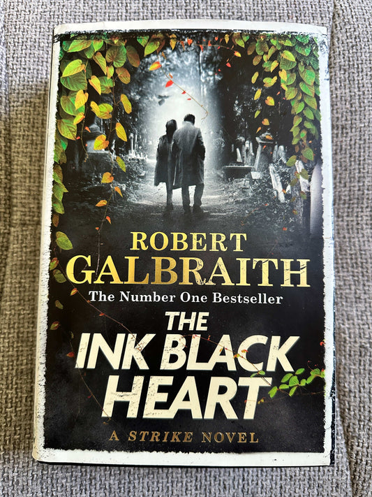 2022*1st* The Ink Black Heart - Robert Galbraith (JK Rowling) Sphere - Honeyburn Books (UK)