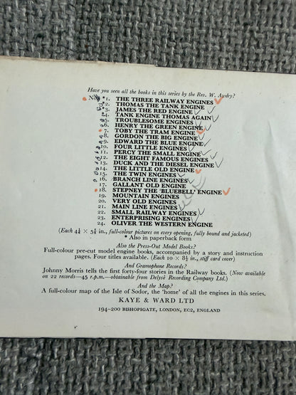1969 Edward The Blue Engine (No9)The Rev. W. Awdry (C. Reginald Dalby illust) Kaye & Ward Ltd