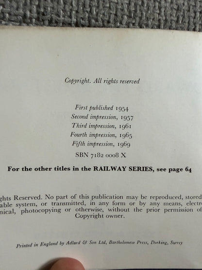 1969 Edward The Blue Engine (No9)The Rev. W. Awdry (C. Reginald Dalby illust) Kaye & Ward Ltd