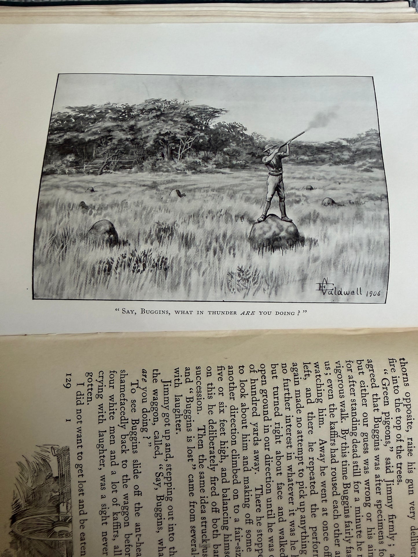 1919 Jock Of The Bushveld - Sir Percy Fitzpatrick (E. Caldwell illust) Longmans, Green & Co Ltd