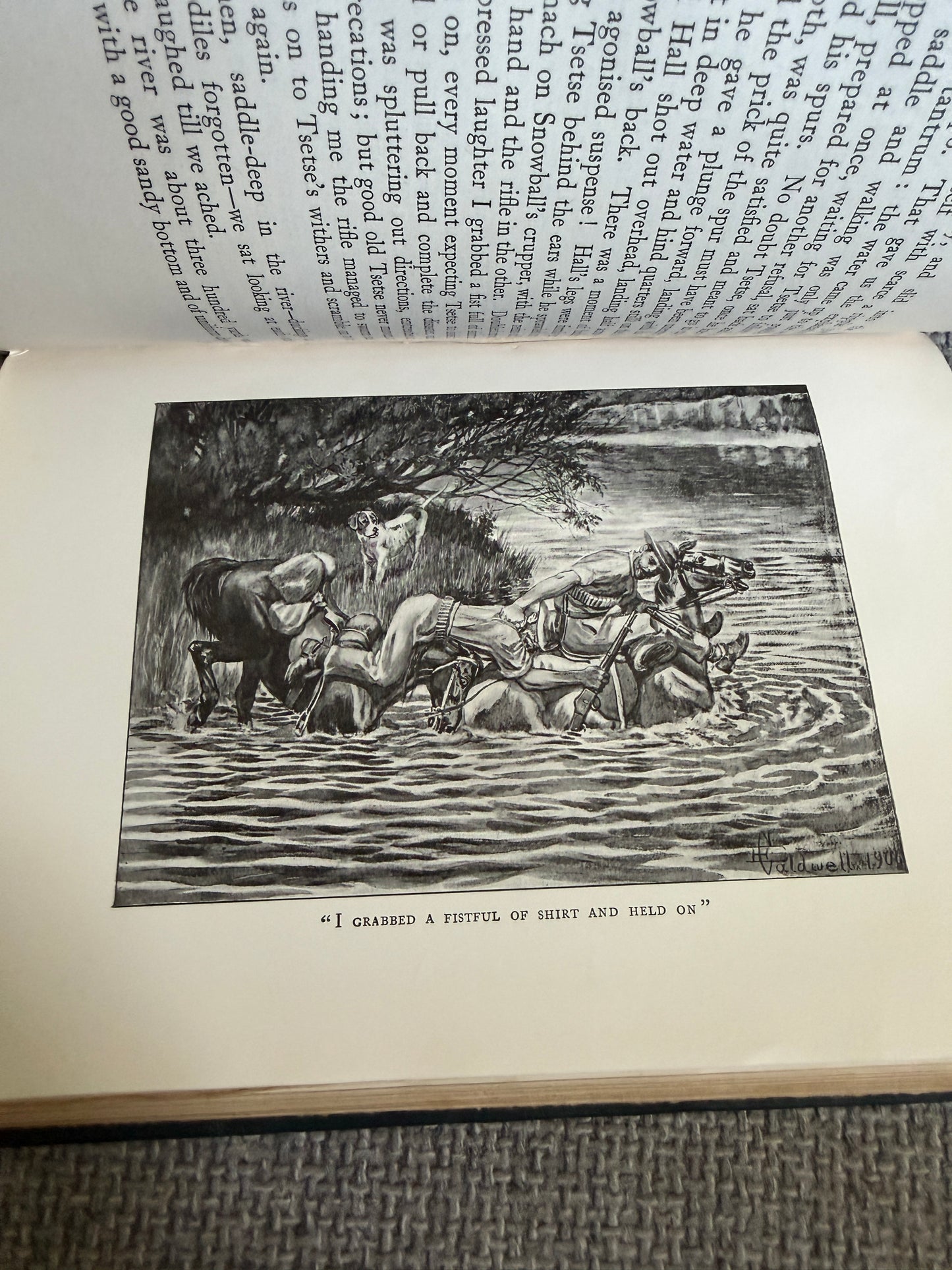 1919 Jock Of The Bushveld - Sir Percy Fitzpatrick (E. Caldwell illust) Longmans, Green & Co Ltd