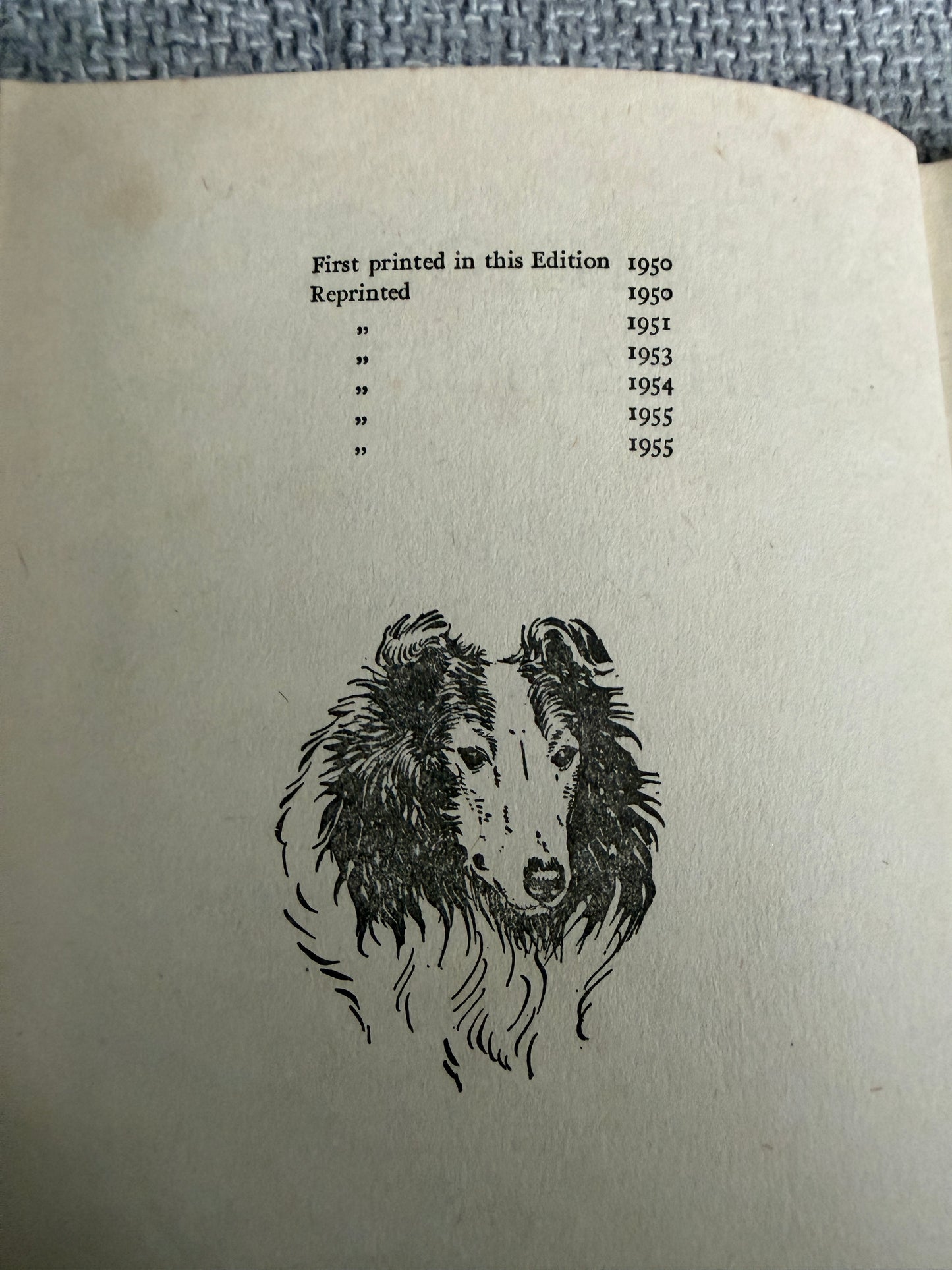 1955 Shadow The Sheep Dog - Enid Blyton (G. W. Backhouse illust) Collins Seagull Library