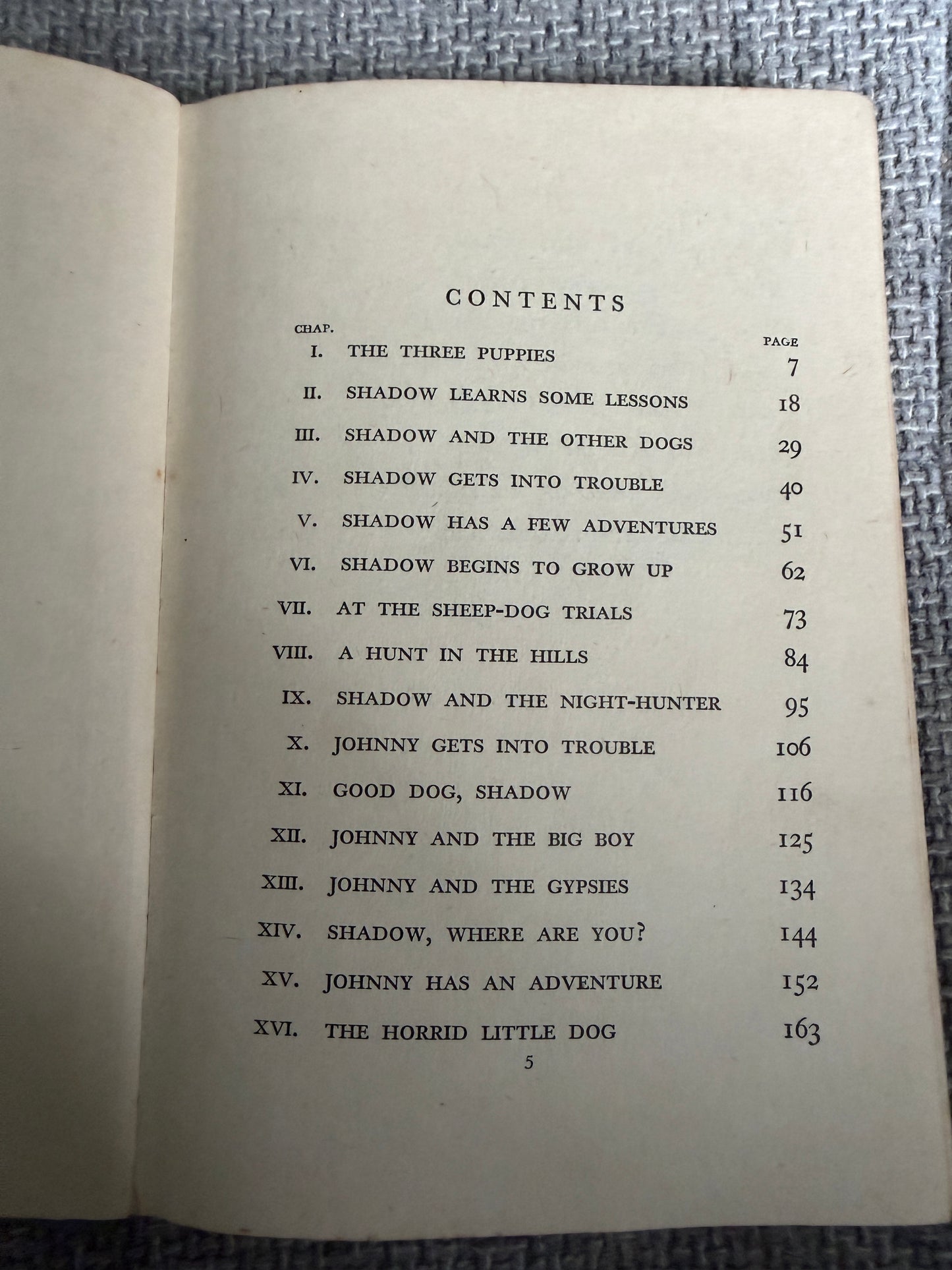 1955 Shadow The Sheep Dog - Enid Blyton (G. W. Backhouse illust) Collins Seagull Library