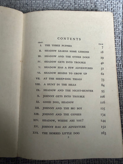 1955 Shadow The Sheep Dog - Enid Blyton (G. W. Backhouse illust) Collins Seagull Library