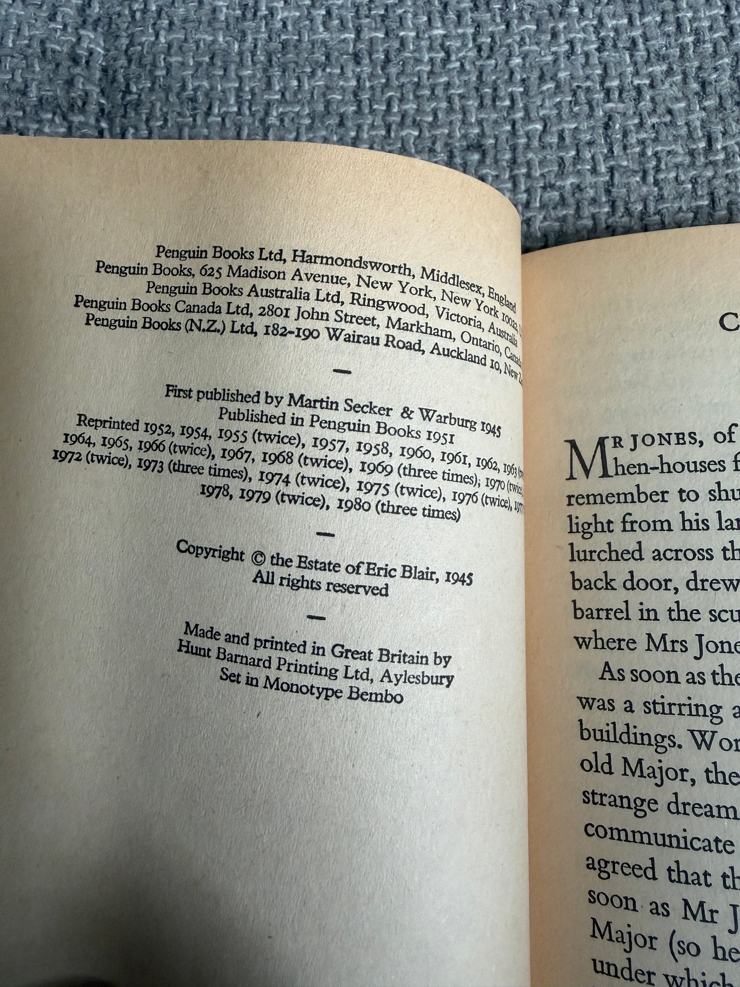 1980 Animal Farm - George Orwell (Penguin Books)