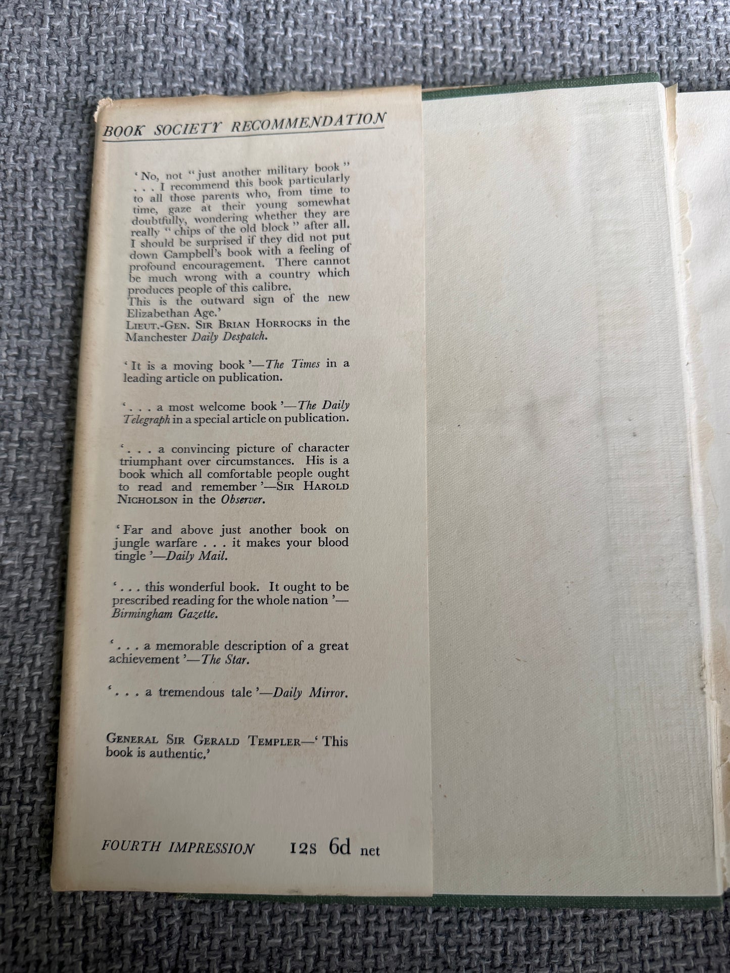 1953 Jungle Green - Arthur Campbell (George Allen & Unwin)